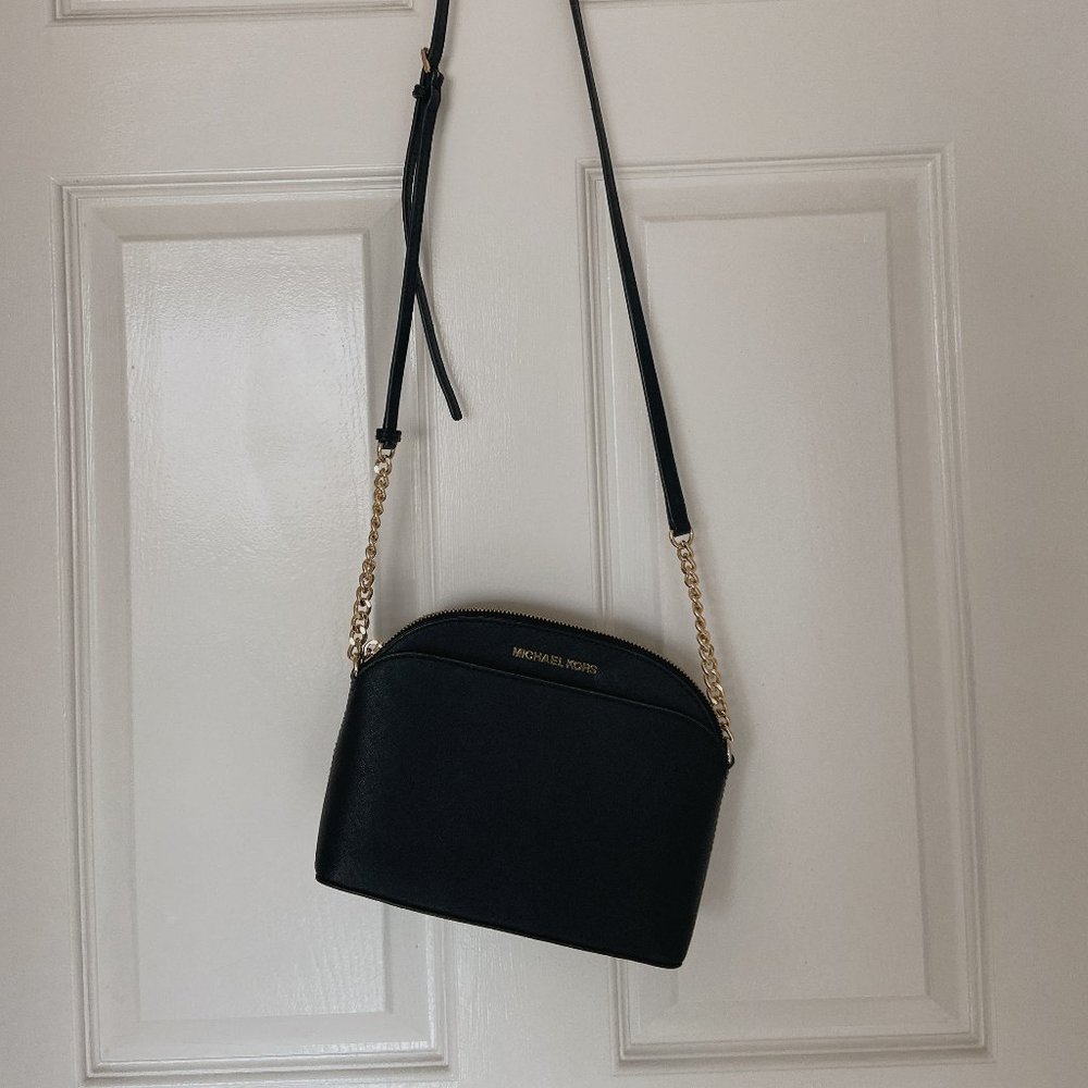 Michael Kors black crossbody bag